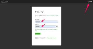 ストレングスファインダー・サインイン画面