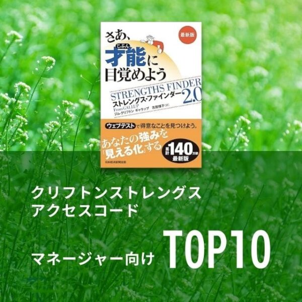 ［TOP10］ストレングスファインダー（クリフトンストレングス）のアクセスコード